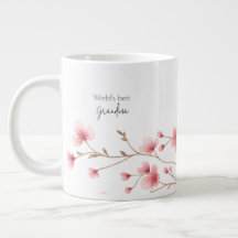 Världens bästa mormor - Pastellns Blommigt Personl