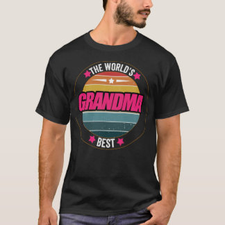 Världens bästa mormor-retro-amadeus t shirt