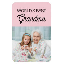 Världens Bästa Mormor Rosa Barnbarn Foto