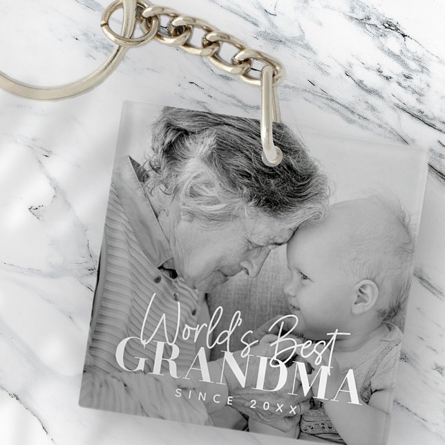 Världens bästa mormor sedan 20XX-foto med enkel Ch (Skapare uppladdad)