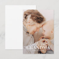 Världens bästa mormor sedan 20XX-foto med enkel Ch