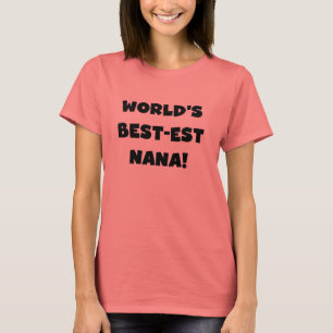 Världens Bästa Mormor Svarta och Vita T-shirts