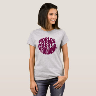 Världens Bästa Mormor - T-shirt För Mormor