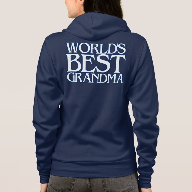 Världens bästa mormor tee shirt (Baksida)