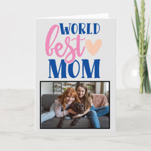Världens bästa Mors dag-kort för Mamma ...Personli Tack Kort