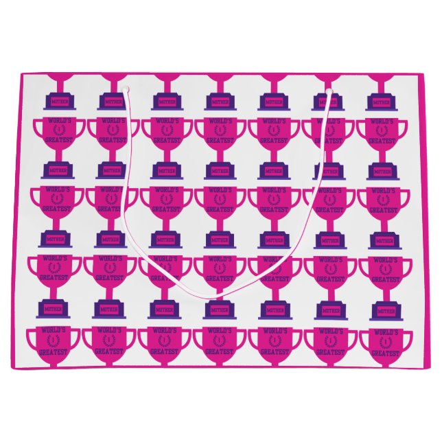 Världens Bästa Mors Dag Stor Presentpåse (Framsidan)