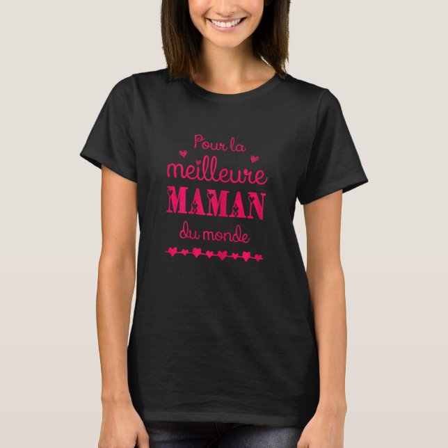 Världens bästa Morsa i Mors dag T Shirt (Framsida)