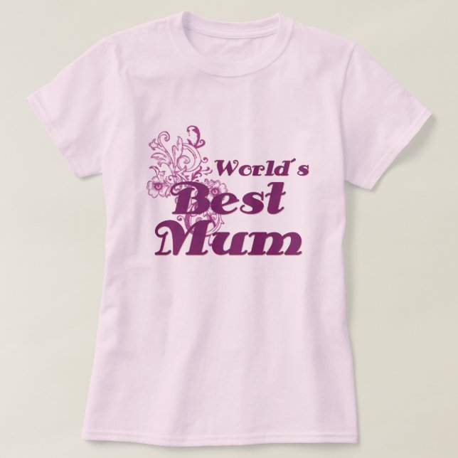 Världens bästa Morsa Tshirt Tröja (Design framsida)
