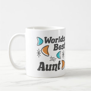 Världens bästa Moster Retro Kaffemugg