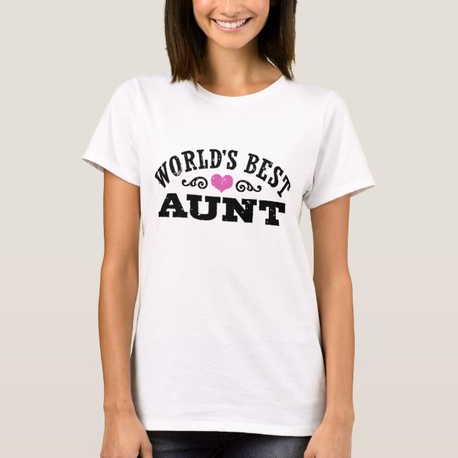 Världens bästa Moster T-shirt (Framsida)