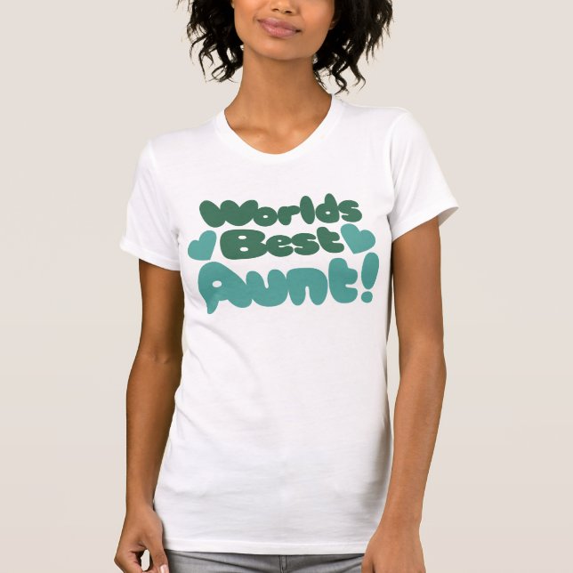 Världens bästa Moster Tee Shirt (Framsida)