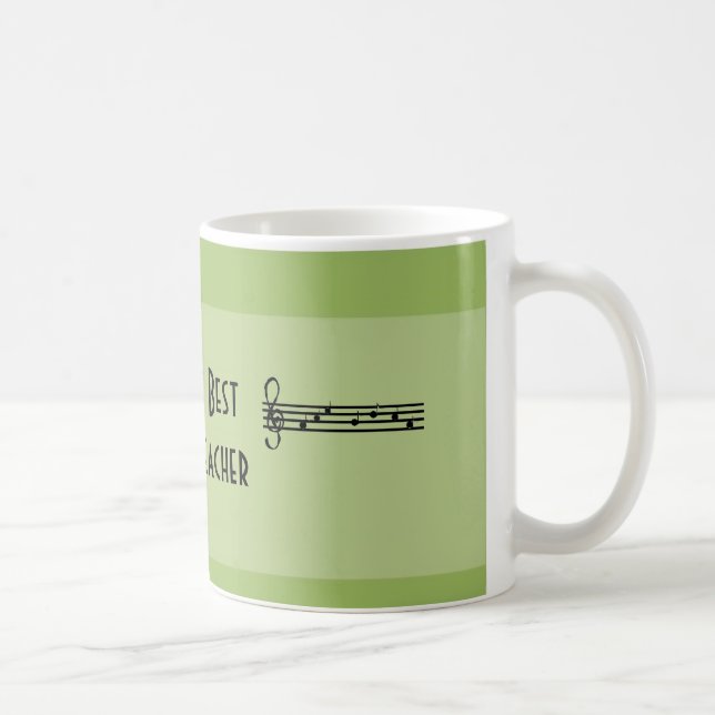 Världens bästa musiklärare kaffemugg (Höger)
