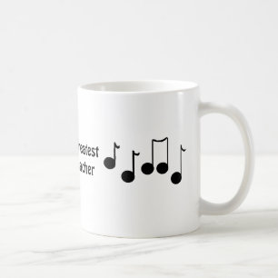 Världens bästa musiklärare kaffemugg