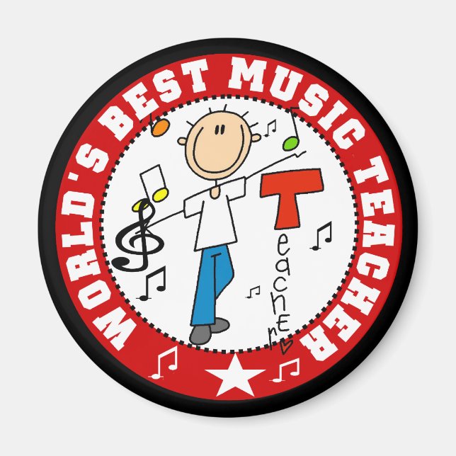 Världens bästa musiklärare Magnet (Framsidan)