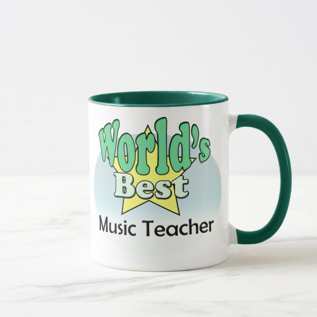 Världens bästa musiklärare mugg (Höger)