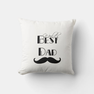 Världens bästa Mustache i Pappa Kudde
