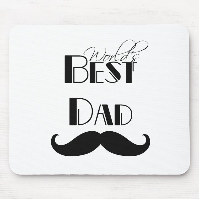 Världens bästa Mustache i Pappa Musmatta (Framsidan)
