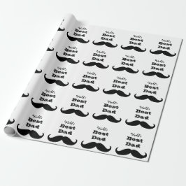 Världens bästa Mustache i Pappa Presentpapper