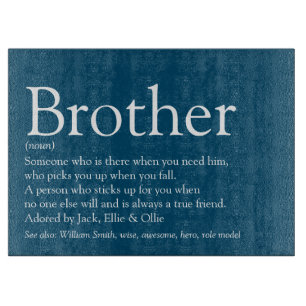 Världens Bästa Någonsin Bror Definition Kul Blå
