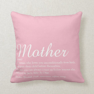 Världens Bästa Någonsin Mamma, Mamma, Mor Definiti Kudde