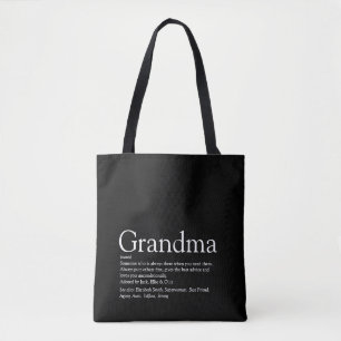Världens bästa någonsin Mormor, Farmor Definition Tygkasse
