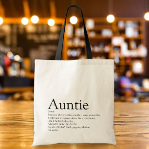 Världens bästa någonsin Moster, Auntie Definition Tygkasse