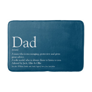 Världens Bästa Någonsin Pappa Far Daddy Definition Badrumsmatta