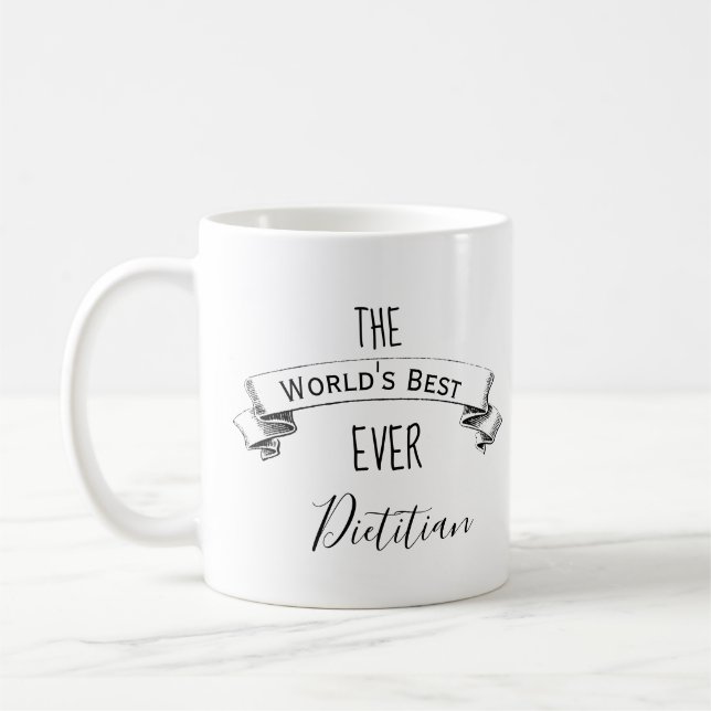 Världens bästa någonsin-Personlig Dietitian Kaffemugg (Vänster)