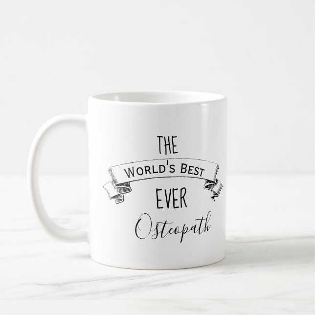 Världens bästa någonsin-Personlig-Osteopat Kaffemugg (Vänster)