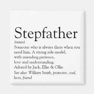 Världens bästa någonsin-stift, Stepdad-definition Magnet