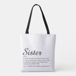 Världens Bästa Någonsin Syster Definition Skript Tygkasse