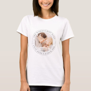 Världens bästa Nana-klassiska, enkla foto T Shirt