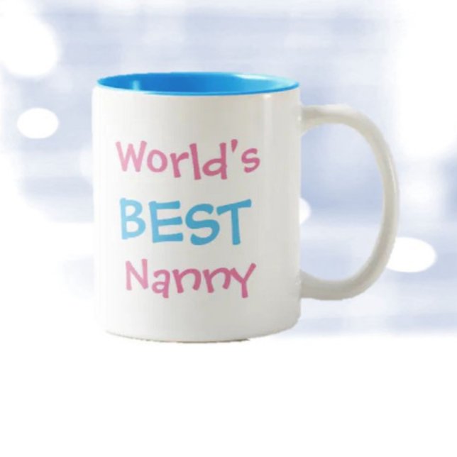 Världens BÄSTA Nanny mugg (Skapare uppladdad)