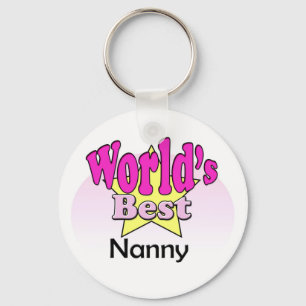 Världens bästa nanny nyckelring