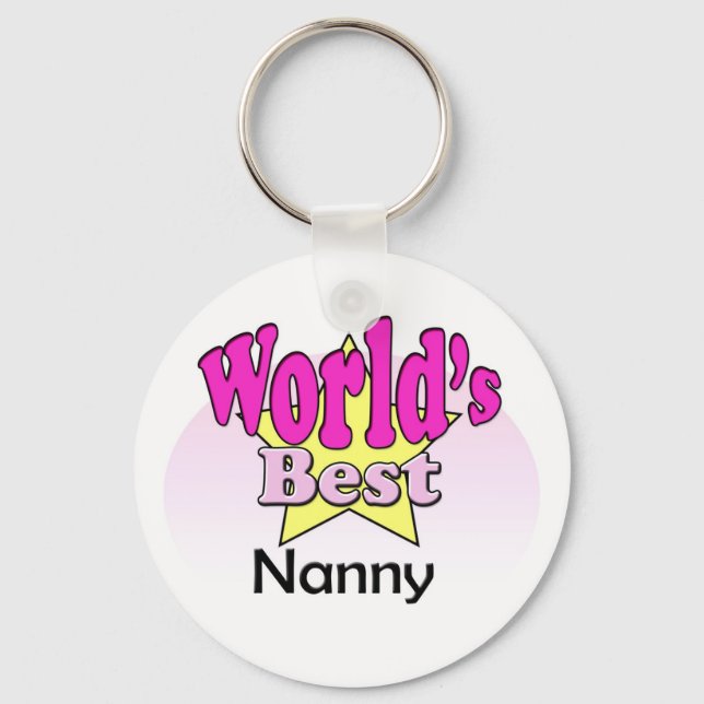 Världens bästa nanny nyckelring (Framsida)
