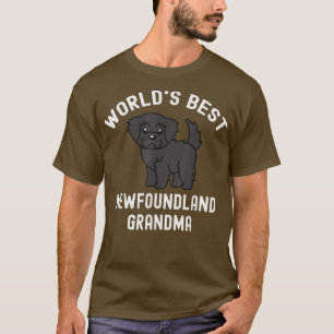 Världens bästa Newfoundland Hund Grandma T Shirt