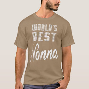 Världens bästa Nonna Grandma-presenter Idea Women T Shirt