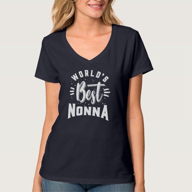 Världens bästa nonna t shirt (Framsida)