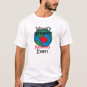 Världens Bästa Nonno-Hjärta Tee Shirt