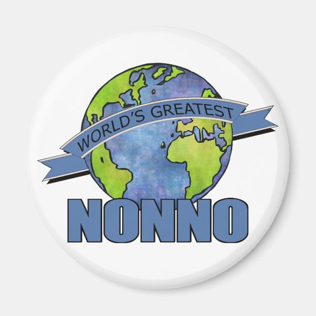 Världens Bästa Nonno Magnet (Framsidan)