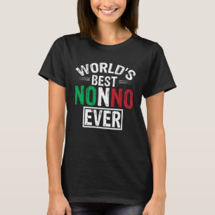Världens bästa Nonno någonsin, italienska farfar T Shirt