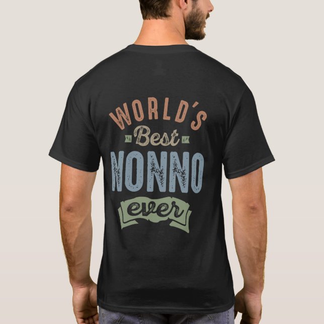 Världens bästa Nonno T Shirt (Baksida)