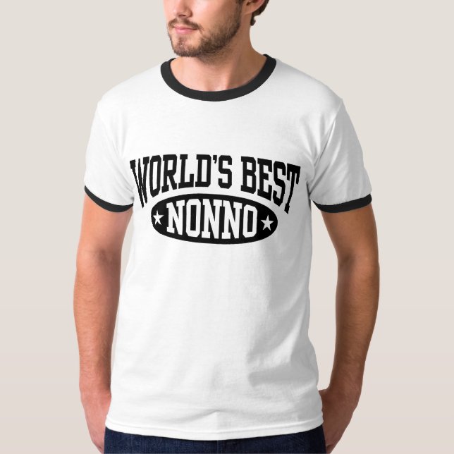 Världens bästa nonno t shirt (Framsida)