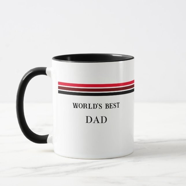 Världens bästa nya pappa Birthday Make Gift Mugg (Vänster)