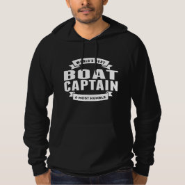 Världens bästa och mest ödmjuka båtkapten sweatshirt