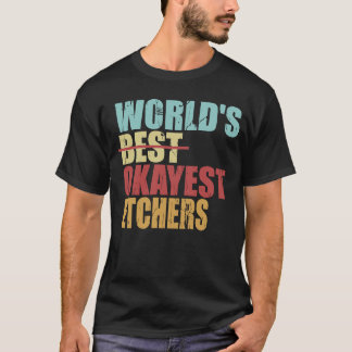 Världens bästa okayest-forskare t shirt