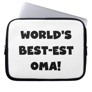 Världens bästa Oma Black- eller White-gåvor Laptop Fodral
