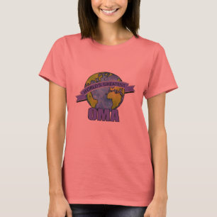 Världens Bästa Oma Tee Shirt