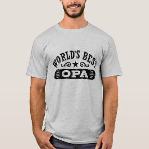 Världens bästa Opa T Shirt