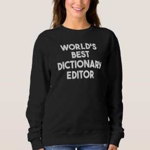 Världens bästa ordboksredaktör t shirt